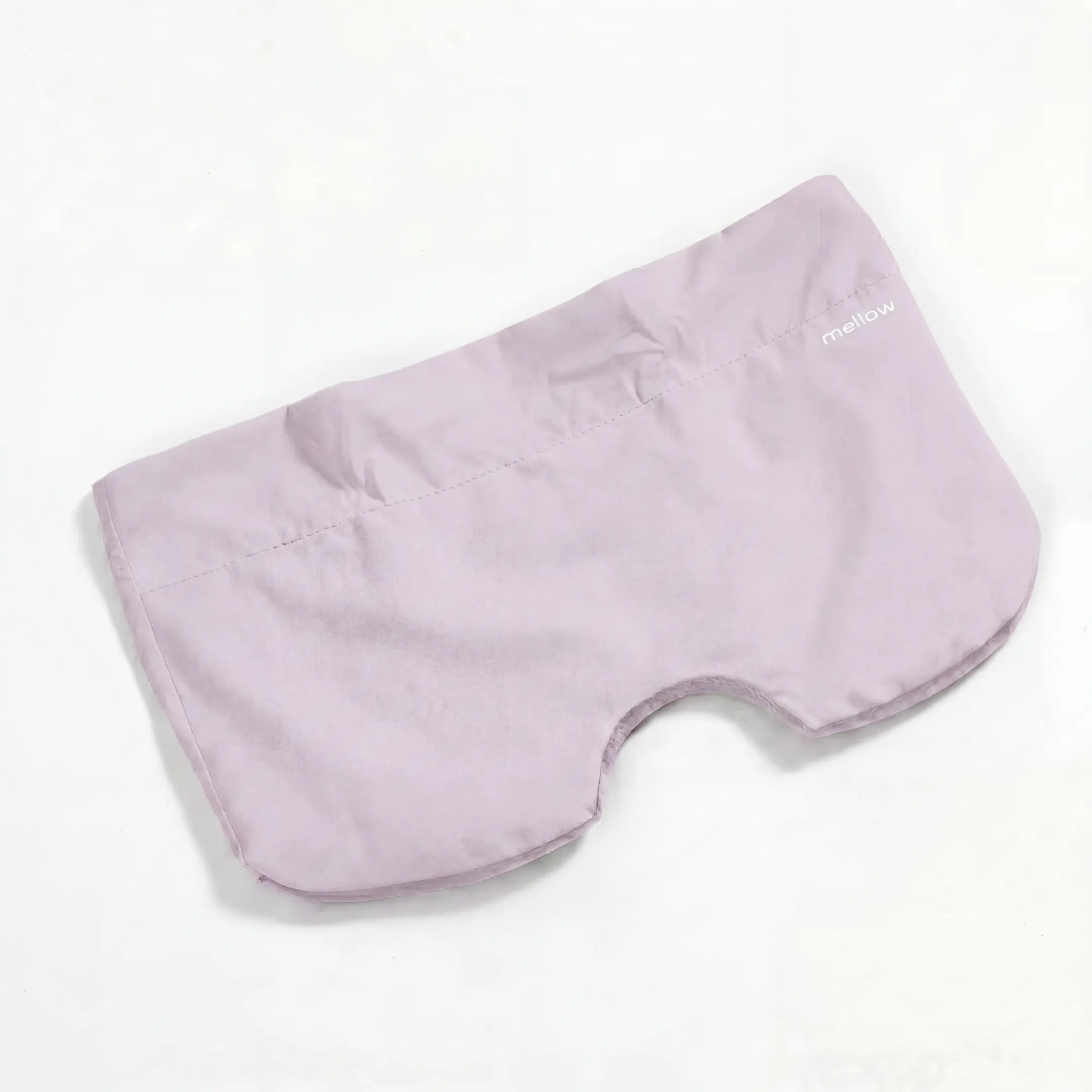 Mellow Sleep | Lights Out Weighted Eye Mask – Strapless 360° Wraparound Sleep Mask, Deep Pressure Relaxation Eye Mask for Better Sleep, Soft Comfortable Light Blocking Eye Mask for Travel, Naps & Stress Relief - Color: Lavender