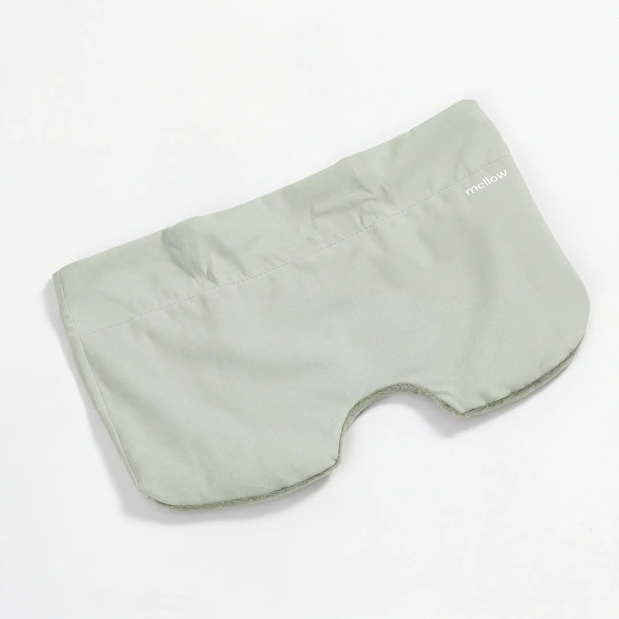 Mellow Sleep | Lights Out Weighted Eye Mask – Strapless 360° Wraparound Sleep Mask, Deep Pressure Relaxation Eye Mask for Better Sleep, Soft Comfortable Light Blocking Eye Mask for Travel, Naps & Stress Relief - Color: Sage Green