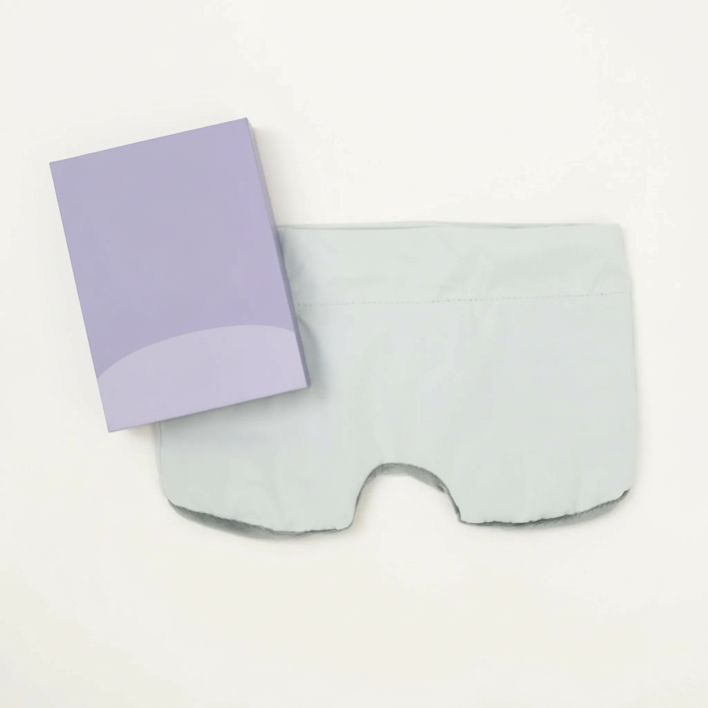 Mellow Sleep | Lights Out Weighted Eye Mask – Strapless 360° Wraparound Sleep Mask, Deep Pressure Relaxation Eye Mask for Better Sleep, Soft Comfortable Light Blocking Eye Mask for Travel, Naps & Stress Relief